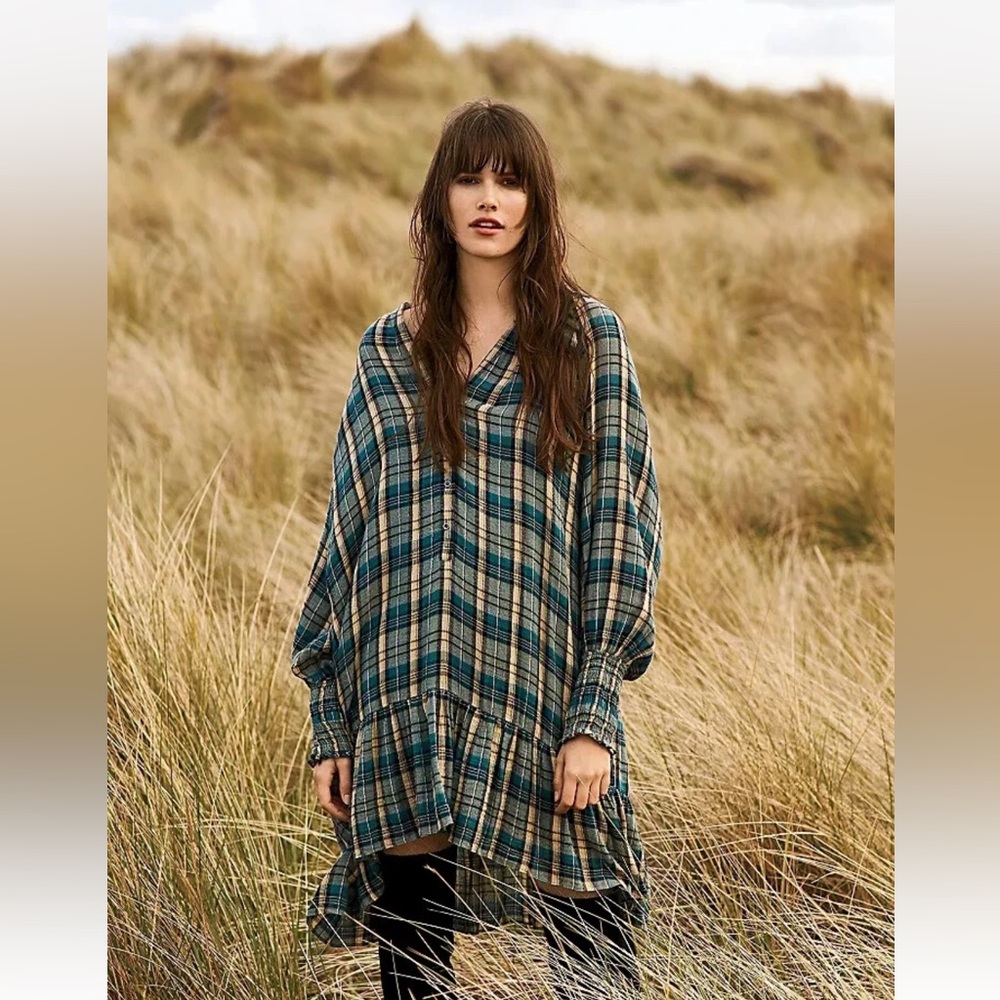Free People Red Moon Dress